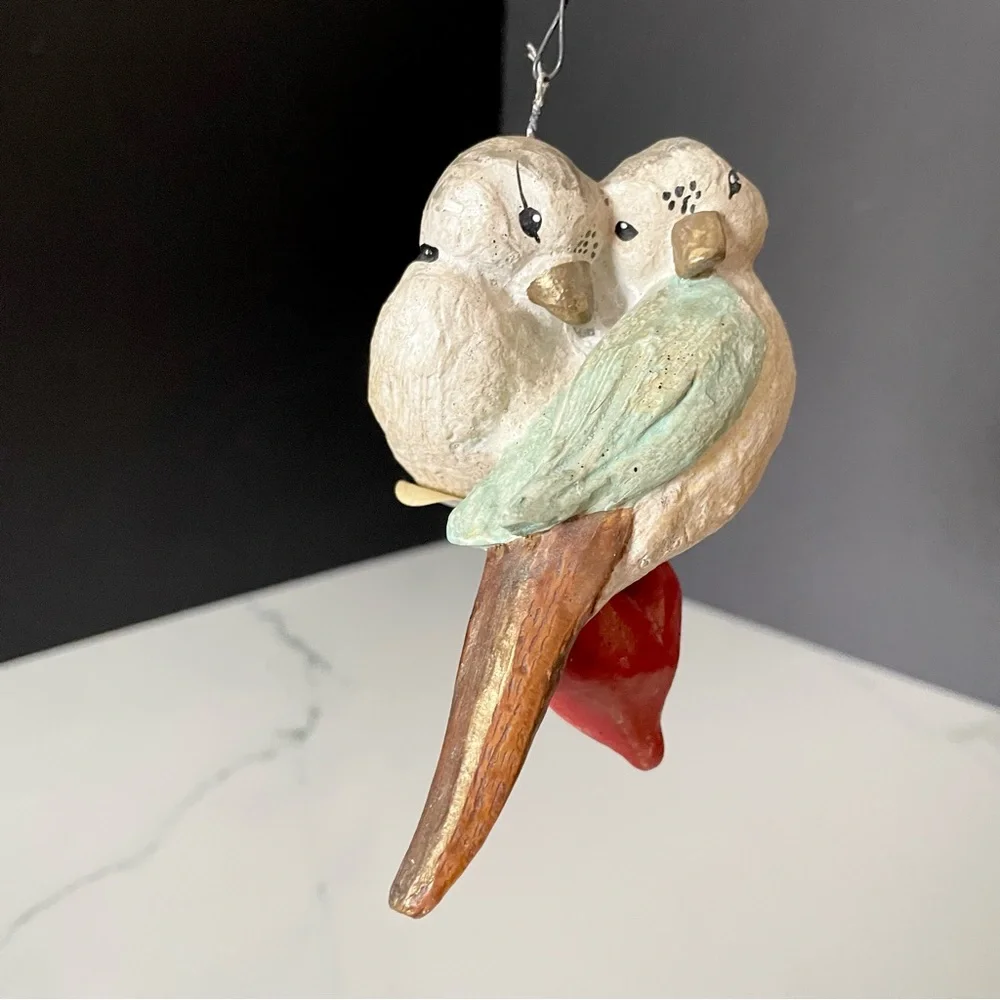 Two Turtle Doves Ornament by House of Hatten